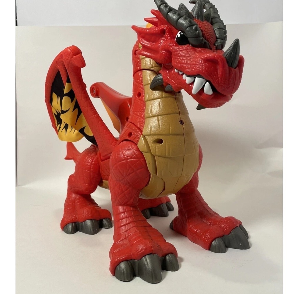 2012 14" Fisher Price Red Dragon Winged Eagle Talon‎ Castle Roars
